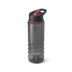 Squeeze em AS e tampa em PP, com bico de canudo flip (650 mL) com logotipo