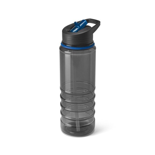 Squeeze em AS e tampa em PP, com bico de canudo flip (650 mL) com logotipo