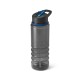 Squeeze em AS e tampa em PP, com bico de canudo flip (650 mL) com logotipo