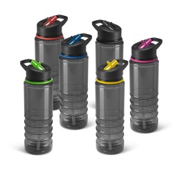 Squeeze em AS e tampa em PP, com bico de canudo flip (650 mL) com logotipo