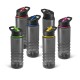 Squeeze em AS e tampa em PP, com bico de canudo flip (650 mL) com logotipo