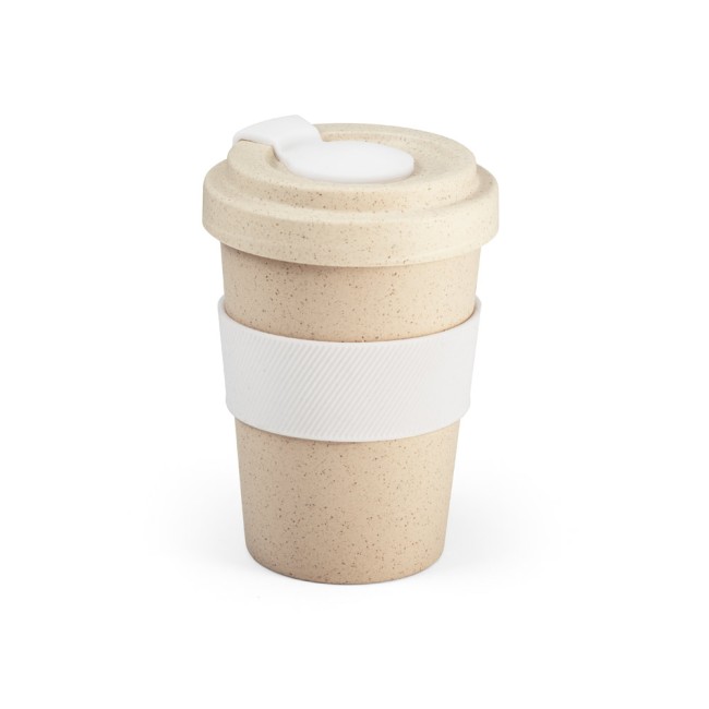 Copo para viagem em fibra de bambu (60%) e PP (40%) (500 mL) promocional