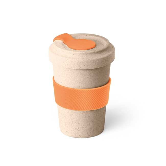 Copo para viagem em fibra de bambu (60%) e PP (40%) (500 mL) promocional