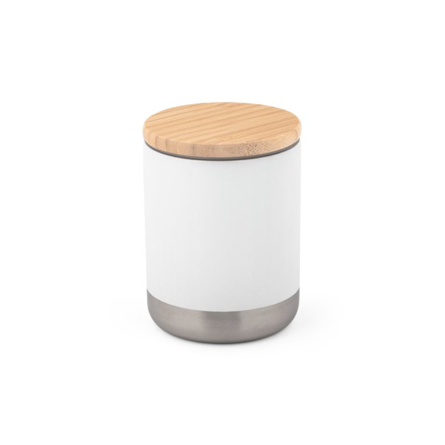 Copo de viagem térmico em aço inox de parede dupla isolada a vácuo (370 mL) personalizado