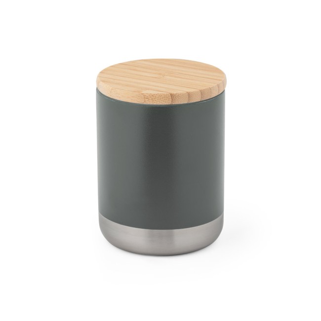 Copo de viagem térmico em aço inox de parede dupla isolada a vácuo (370 mL) personalizado
