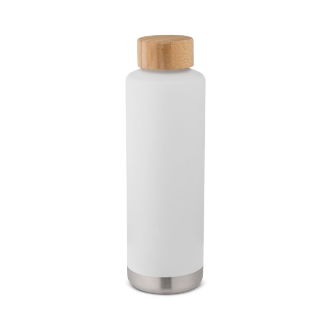 Garrafa térmica em aço inox de parede dupla isolada a vácuo (640 mL) personalizado
