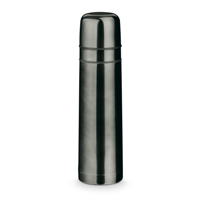Garrafa em aço inox de parede dupla térmica, isolada a vácuo (750 mL) promocional