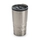 Copo de viagem em aço inox e PP, térmico com parede dupla isolada a ar (510 mL) personalizado