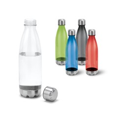 Squeeze em AS, com tampa e base em aço inox (700 mL) personalizado