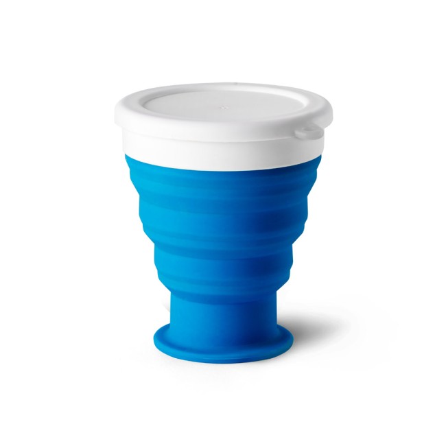 Copo de viagem em silicone e PP (400 mL) corporativo