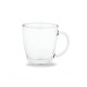 Caneca em vidro (390 mL) com logotipo
