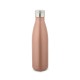Garrafa térmica em aço inox de parede dupla isolada a vácuo (500 mL) com logotipo