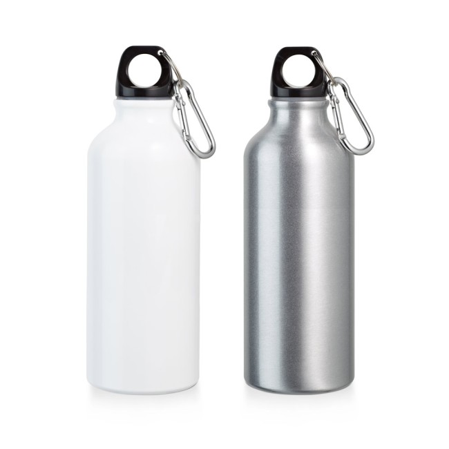 Squeeze em alumínio para sublimação com mosquetão (500 mL) brinde