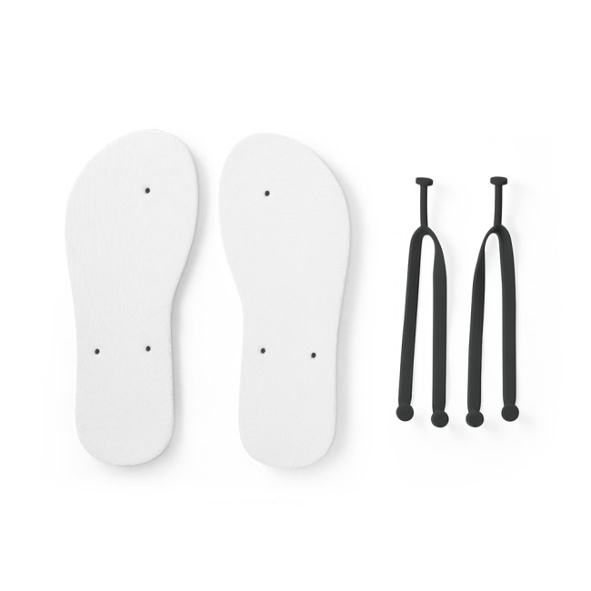Chinelos com sola totalmente personalizável em sublimação personalizado