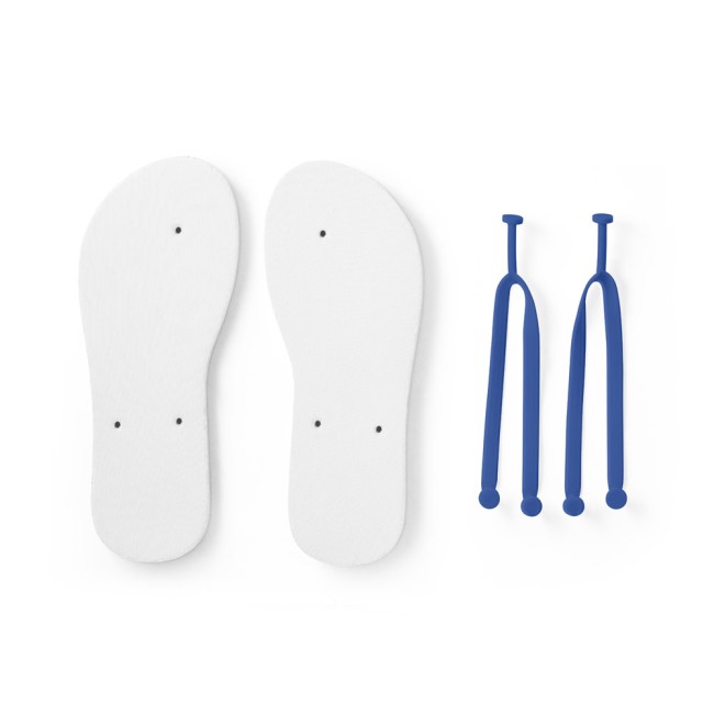 Chinelos com sola totalmente personalizável em sublimação personalizado