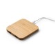 Carregador por indução super-rápido em bambu (15 W) brinde