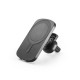 Carregador magnético por indução super-rápido (wireless) com a funcionalidade de suporte para carro, em ABS 60% reciclado e silicone promocional