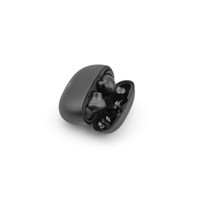 Fone de ouvido wireless com autonomia de 6h, em ABS 100% reciclado corporativo