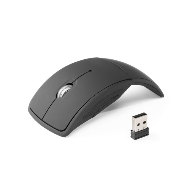 Mouse wireless dobrável 2'4G. em ABS personalizado