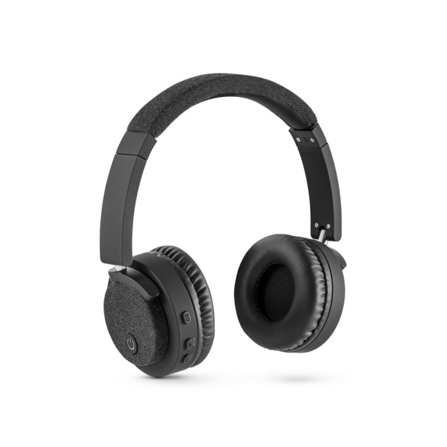 Fones de ouvido sem fios com autonomia de 16h, em ABS e tecido personalizado