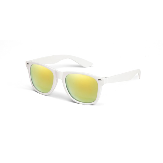 Óculos de sol em PC com lentes espelhadas personalizado