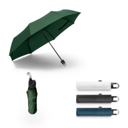 Guarda-chuva, dobrável, de 21'' em poliéster 100% reciclado pongee 190T personalizado