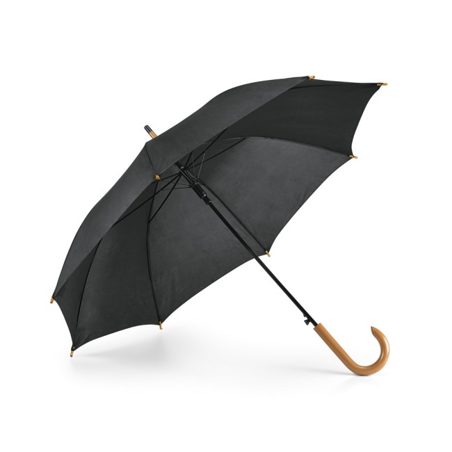 Guarda-chuva em poliéster 190T com abertura automática com logotipo