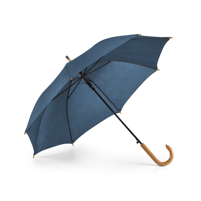 Guarda-chuva em poliéster 190T com abertura automática com logotipo