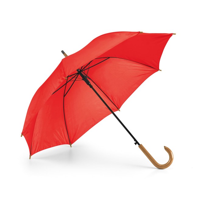 Guarda-chuva em poliéster 190T com abertura automática com logotipo