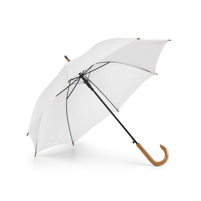 Guarda-chuva em poliéster 190T com abertura automática com logotipo