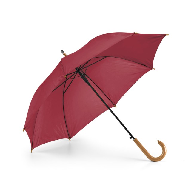 Guarda-chuva em poliéster 190T com abertura automática com logotipo