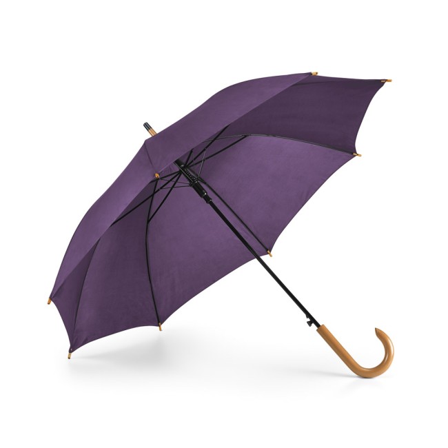 Guarda-chuva em poliéster 190T com abertura automática com logotipo