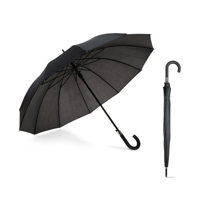 Guarda-chuva de 12 varetas em poliéster 190T com abertura automática personalizado
