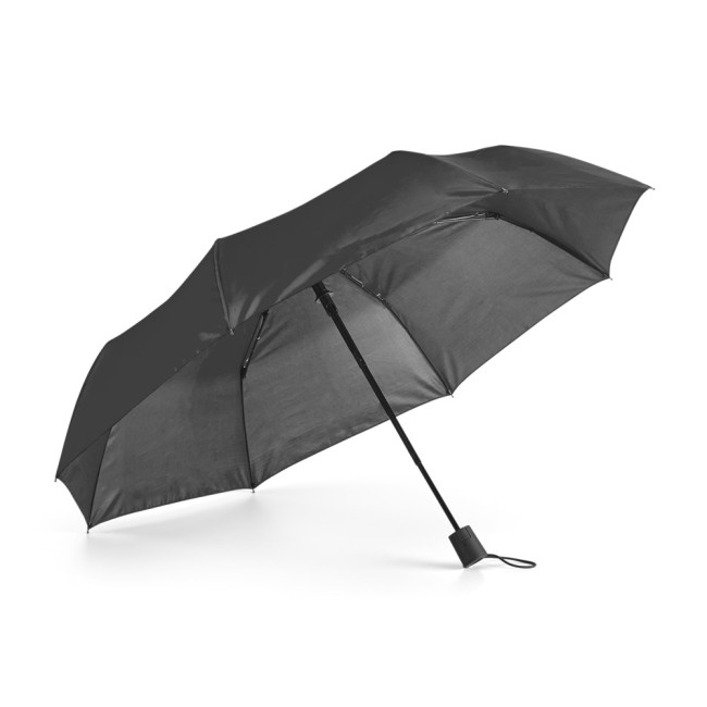 Guarda-chuva, dobrável, em poliéster 190T com abertura automática com logotipo