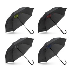 Guarda-chuva em pongee 190T com abertura automática brinde