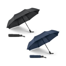 Guarda-chuva, dobrável, em pongee 190T com abertura e fecho automático promocional