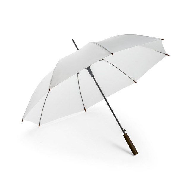 Guarda-chuva em 100% poliéster reciclado pongee 190T com abertura automática promocional