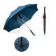 Guarda-chuva em 190T pongee com varetas em fibra de vidro com logotipo