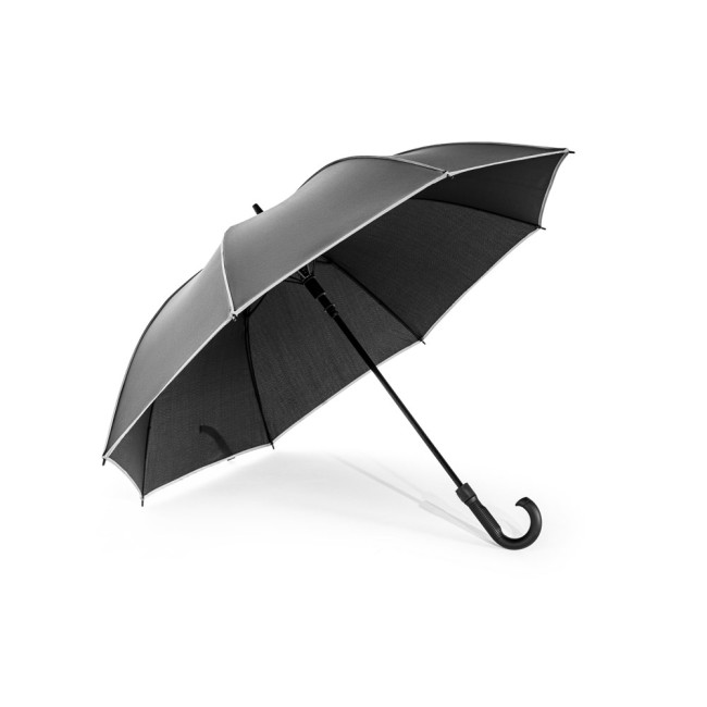 Guarda-chuva de 27" em poliéster 100% reciclado pongee 190T à prova de vento promocional