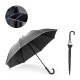 Guarda-chuva de 27" em poliéster 100% reciclado pongee 190T à prova de vento promocional
