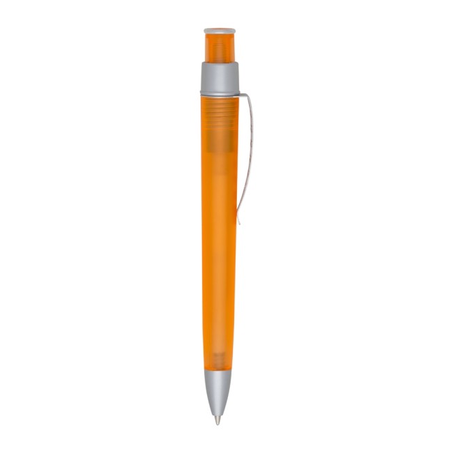 Caneta plástica com a marca da sua empresa