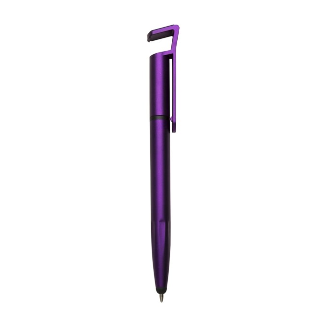 Caneta base celular limp. tela e ponta touch personalizado
