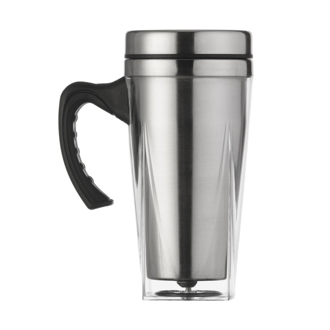 Caneca 450ml fundo quadrado com logotipo