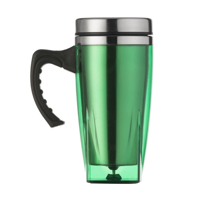 Caneca 450ml fundo quadrado com logotipo