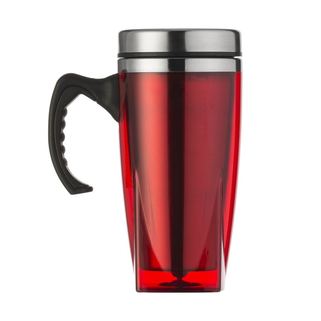 Caneca 450ml fundo quadrado com logotipo