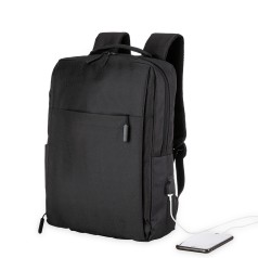 Mochila de nylon usb 20l para brinde