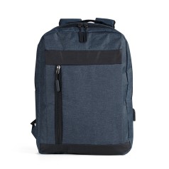 Mochila de nylon usb 19l promocional