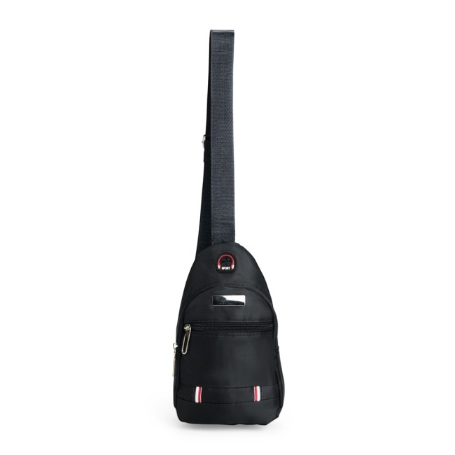 Mini bolsa transversal oxford 1l com logotipo
