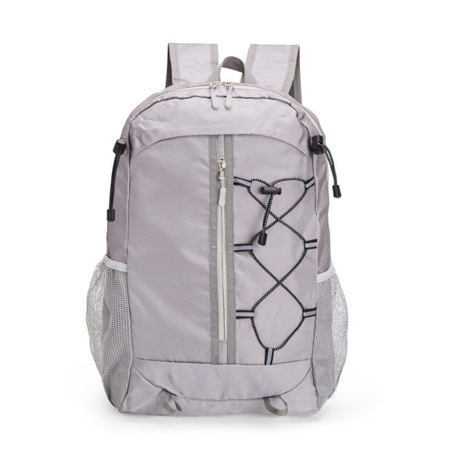 Mochila dobrável poliéster 23l com logotipo