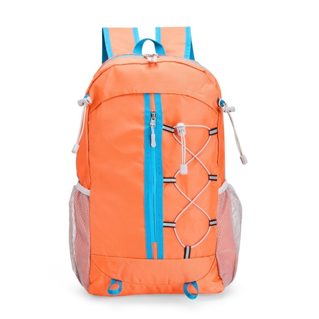 Mochila dobrável poliéster 23l com logotipo